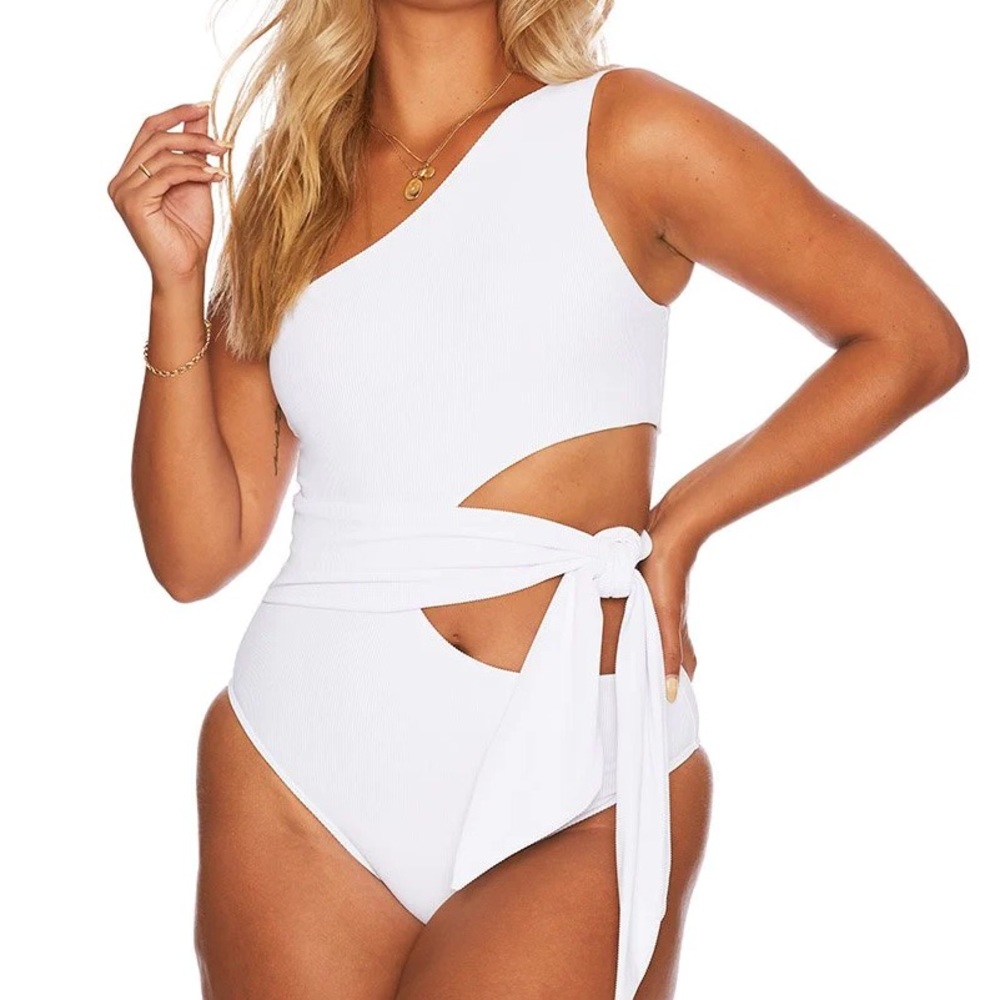 NEW Beach Riot White Carlie One Piece